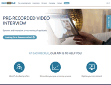 Tablet Screenshot of easyrecrue.com
